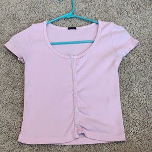 pink brandy melville shirt